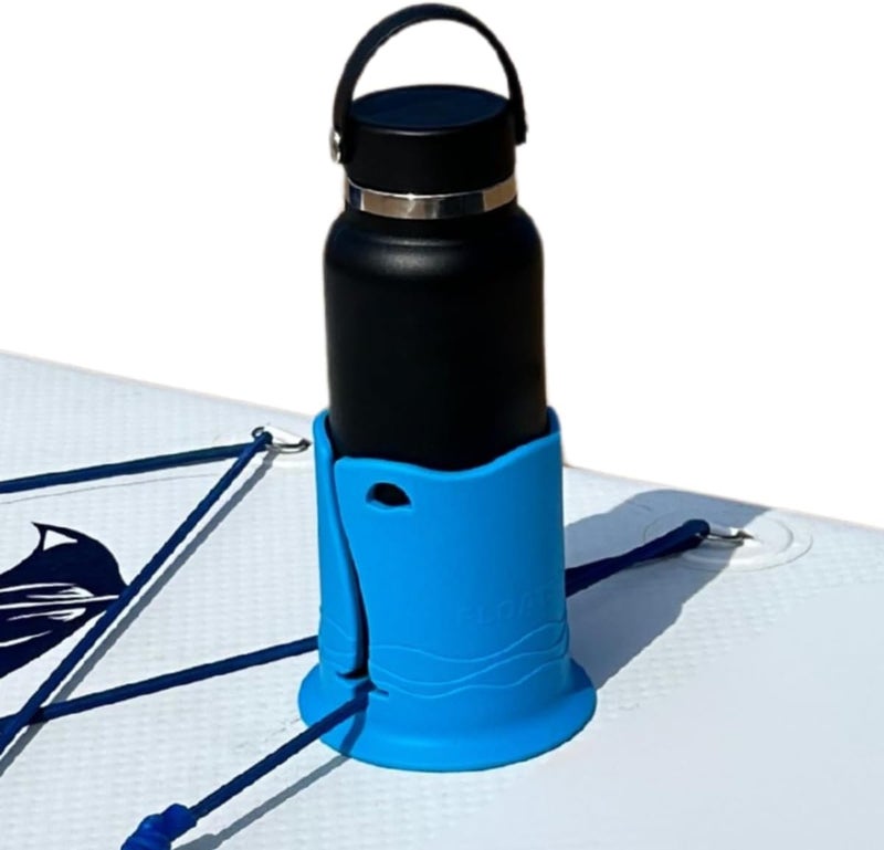 Floatsup ® Jumbo Paddle Board and Kayak Water Bottle/Drink Holder (Signature Blue) - Image 1